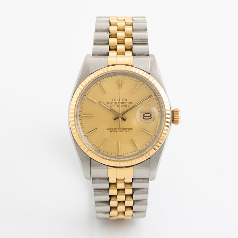 Rolex, Oyster Perpetual, Datejust, armbandsur, 36 mm.
