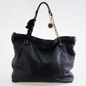 LANVIN Happy Leather Tote Bag.