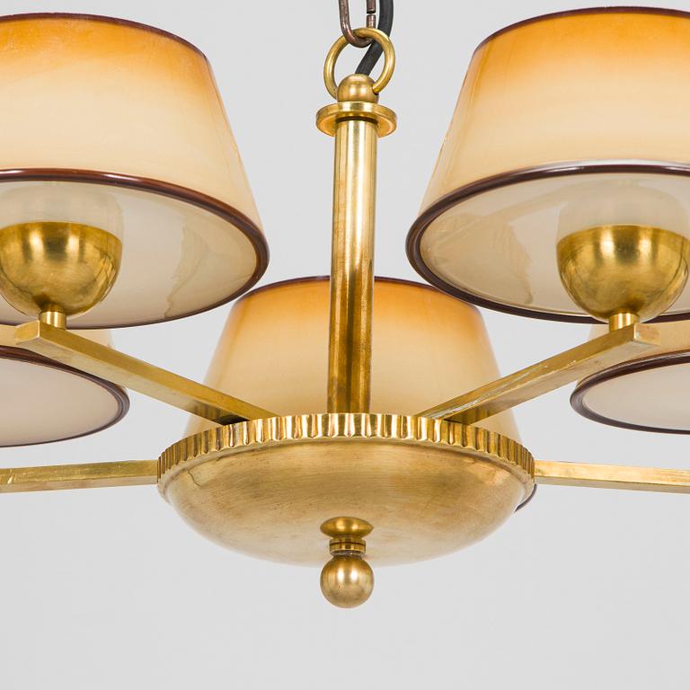 Paavo Tynell, taklampa modell 1409/5, Taito, 1930-tal.