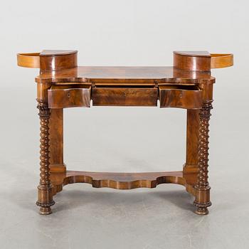 A late Empire mahogany dressing table mid 1800's.