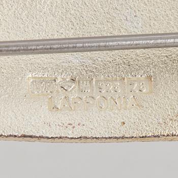 LAPPONIA, design Zoltan Popovits brooch, sterling silver.