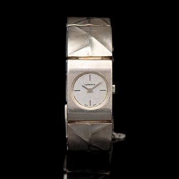 A BJÖRN WECKSTRÖM WRISTWATCH, "Istral", silver. Lapponia 1981.