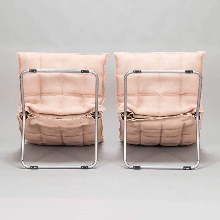 Harri Koskinen, A pair of 'K Chair' lounge chairs, Woodnotes, Finland.