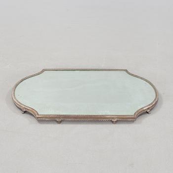 An 800 silver table mirror from Austria, first half of the 20th century.