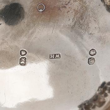 Sockerskål och mjölkkanna, sterlingsilver, London 1842.