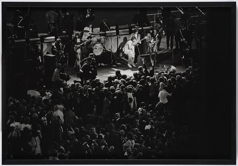 Torbjörn Calvero, "Rolling Stones, Råsunda fotbollsstadion, Stockholm, 1970".