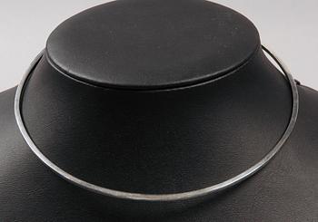 HALSRING, silver, Ray Urban, Stockholm 1973.