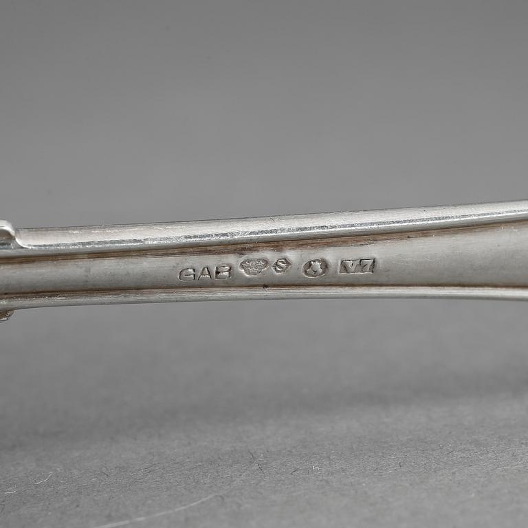 SKEDAR, 20 stycken, silver, bla GAB, Stockholm 1920. Vikt ca 674 gram.