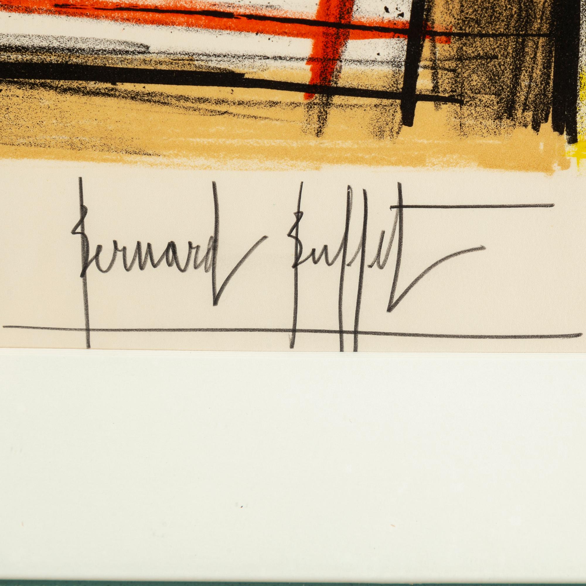 BERNARD BUFFET, lithograph in colours, signed and numbered 52/120.