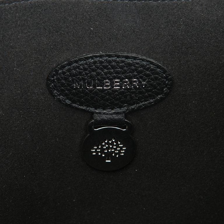 Mulberry, a black leather 'Bayswater' handbag.
