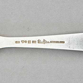 Wiwen Nilsson, a sterling silver cutlery-set of 61 pieces, Lund, Sweden 1946.