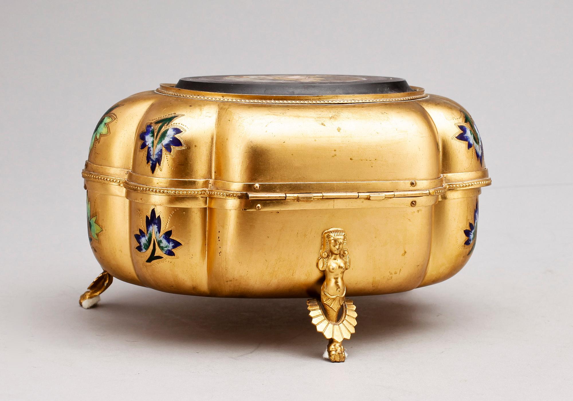 SKRIN, pietra dura, Italien, sent 1800-tal.