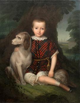 LEONHARD BÜLOW, BOY WITH DOG.