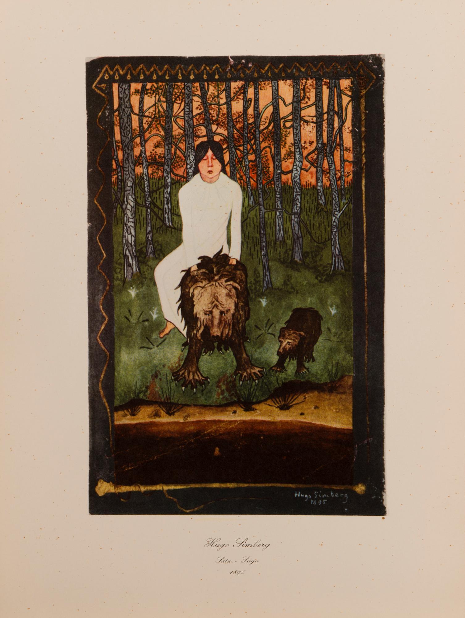 HUGO SIMBERG, after, a folder with 20 off-set printings, WSOY Porvoo 1952.