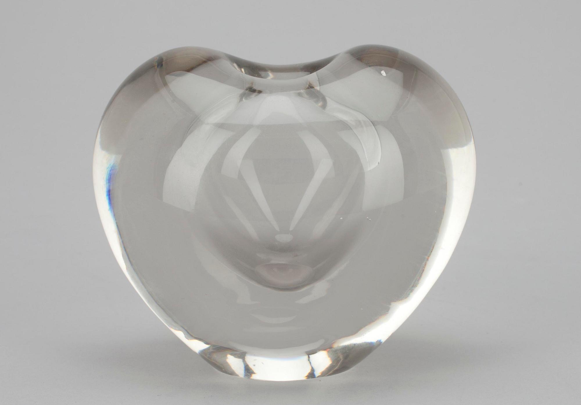 HJÄRTA, glas, signerad Timo Sarpaneva, Iittala 3557.