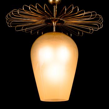 A mid-20th century pendant light for Taito/Idman, Finland.