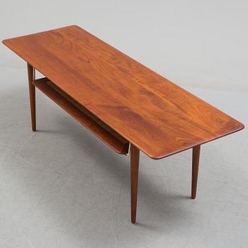 A teak sofa table by Peter Hvidt & Orla Moolgaard Nielsen, France & Søn. Denmark 1950/1960s.