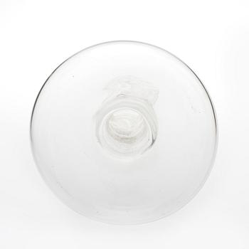OIVA TOIKKA, GLASSKULPTUR / LAMPFOT. Sign. Oiva Toikka, Nuutajärvi Notsjö 1966.