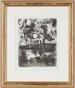 MARC CHAGALL, etsning, numrerad 1/8 och signerad.