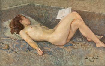 Antti Favén, oil on canvas/paper-panel, signed and dated 1942.