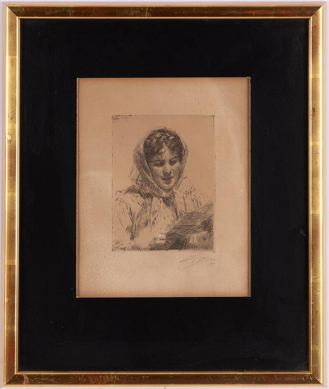 Anders Zorn, "Ett brev".