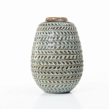 Gertrud Lönegren, a stoneware vase, Rörstrand.