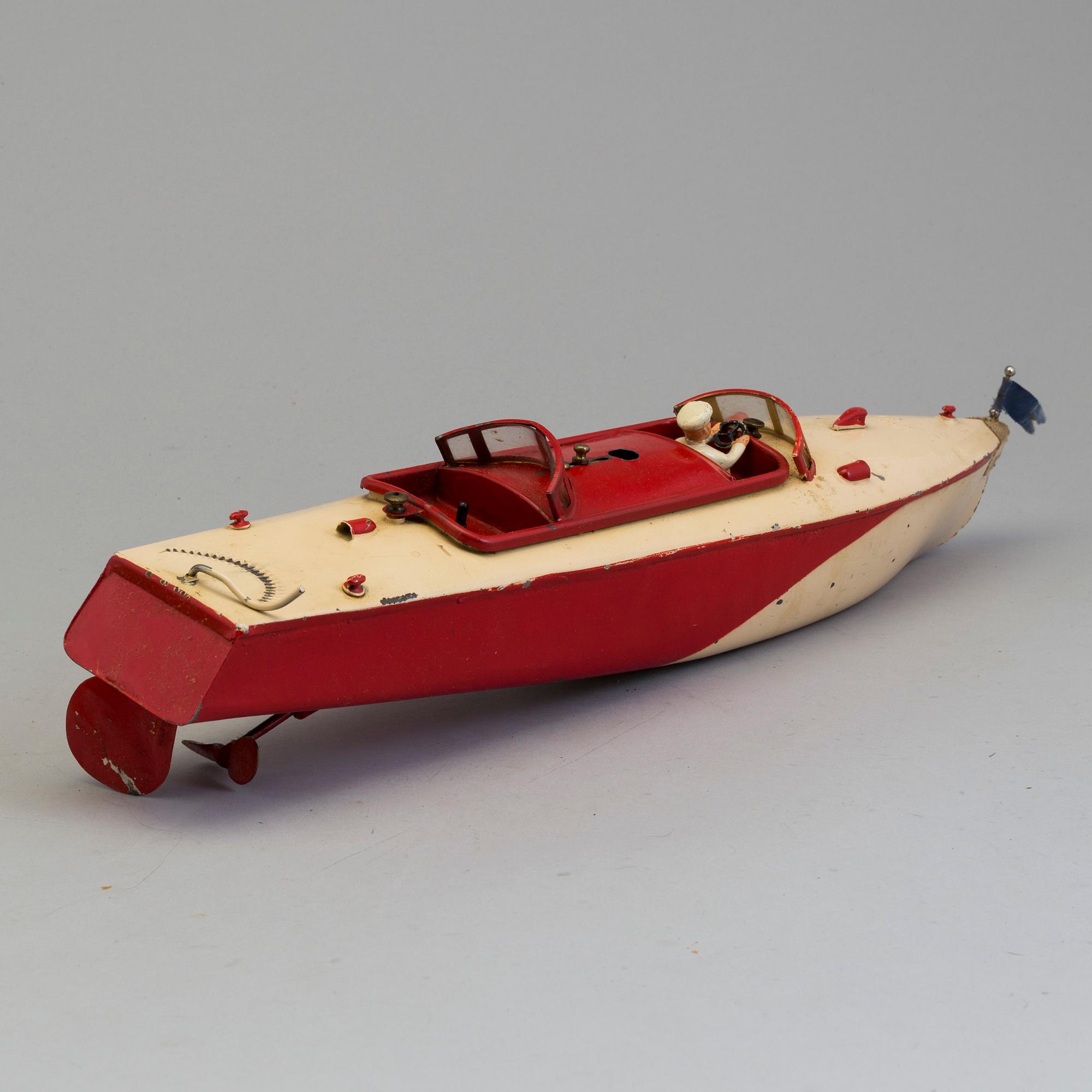 a JEP racing boat "Ruban Bleu No 2" France first half of the 20th century.