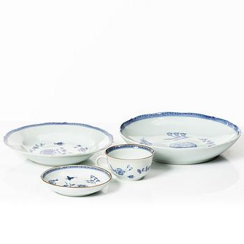 A 65-piece dinner service,  'Nejlika', from Ikea's 18th-century series, 1990s.