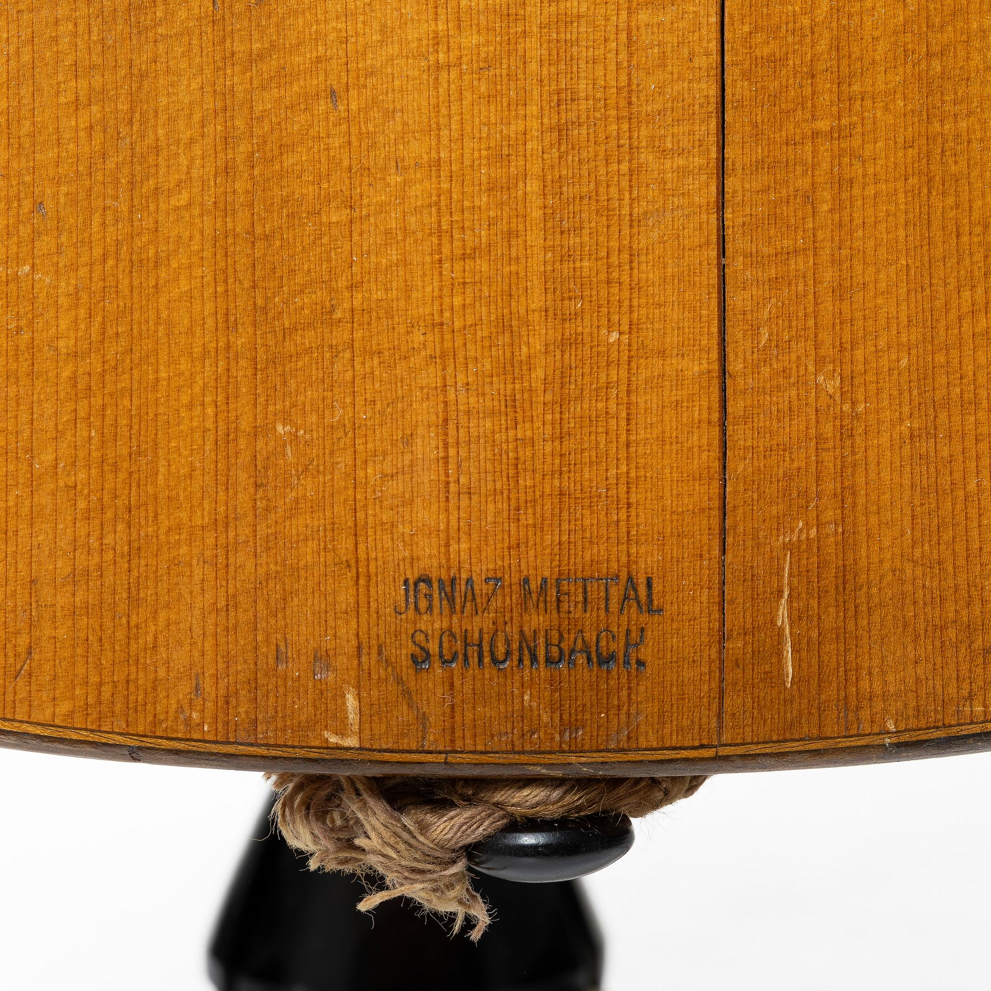 Ignaz Mettal, lute, 20th century, Czechoslovakia.