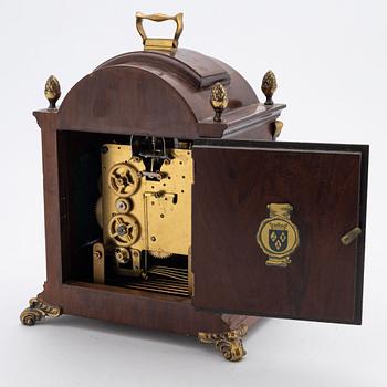 A 20th Century striking table clock by John Warmink, Netherlands.