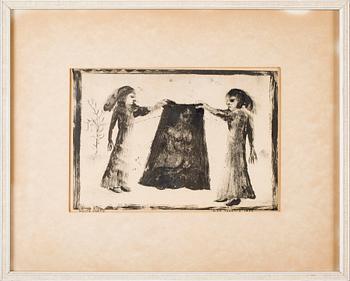 ALPO JAAKOLA, litografi, signerad och daterad 1966.