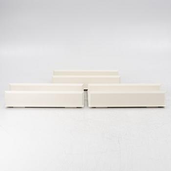 Ulla Christiansson, bookcases, three sections, "Trippo", Karl Andersson & Söner, Huskvarna.