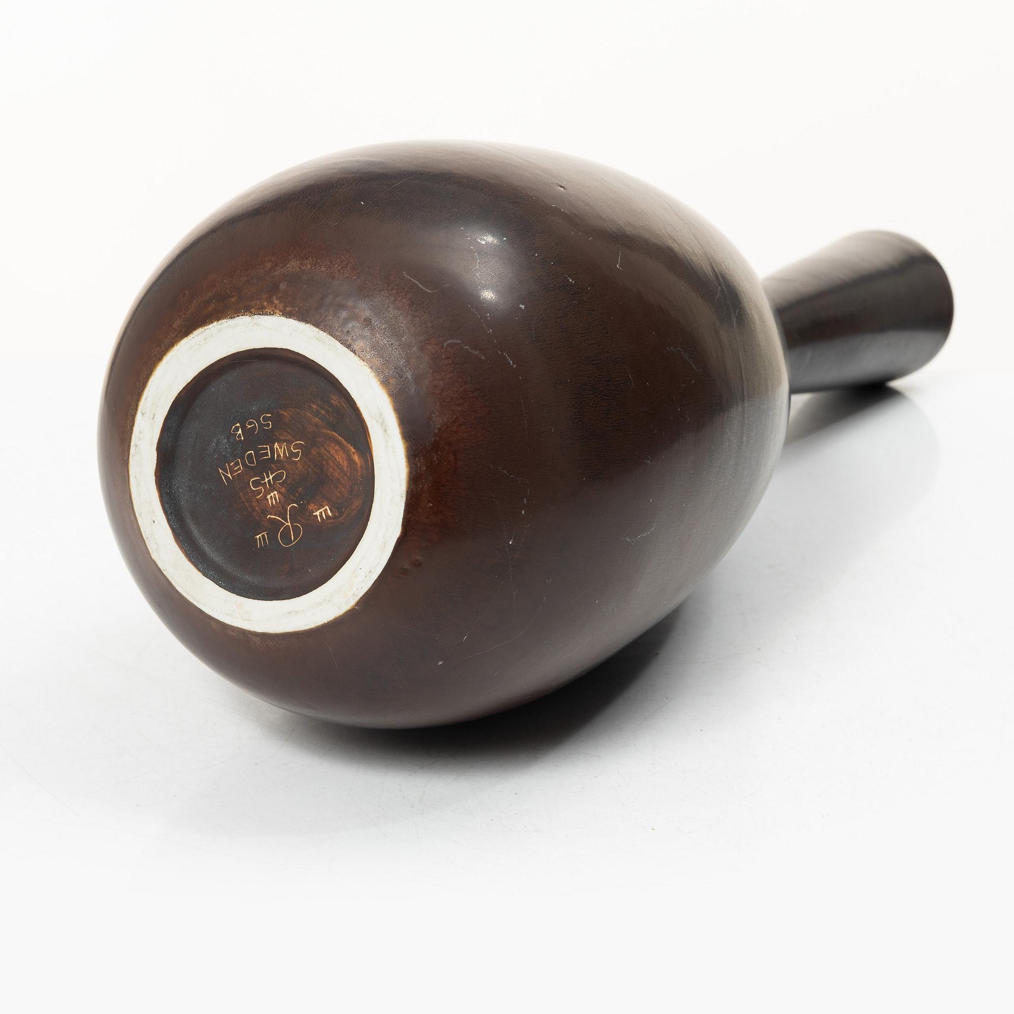 Carl-Harry Stålhane, a stoneware floor vase, Rörstrand, model SGB.
