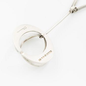 Kedja, Rey Urban med hänge, Thrersia Hvorslev för Alton, silver.