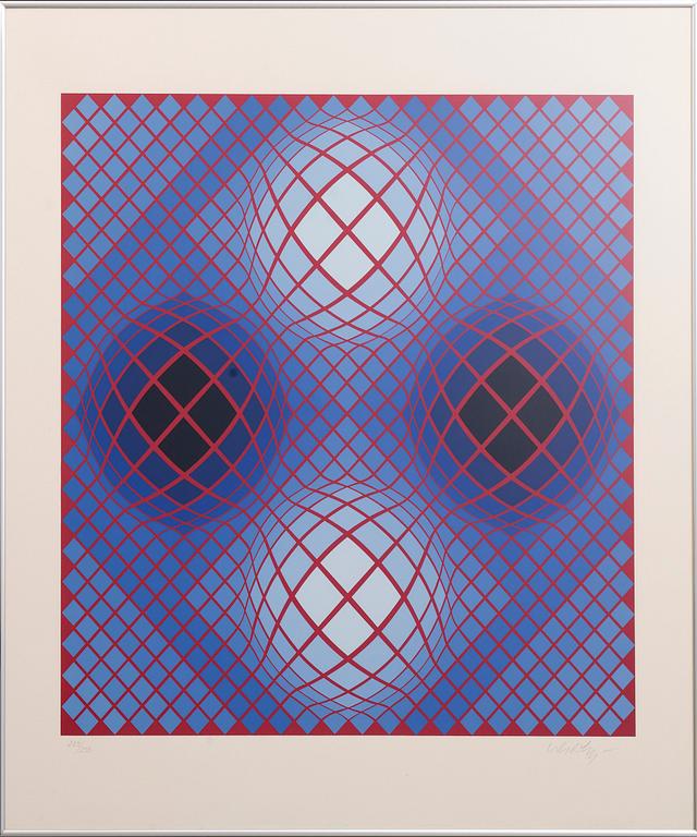 Victor Vasarely, serigraph in colours singed and numbered 210/250.