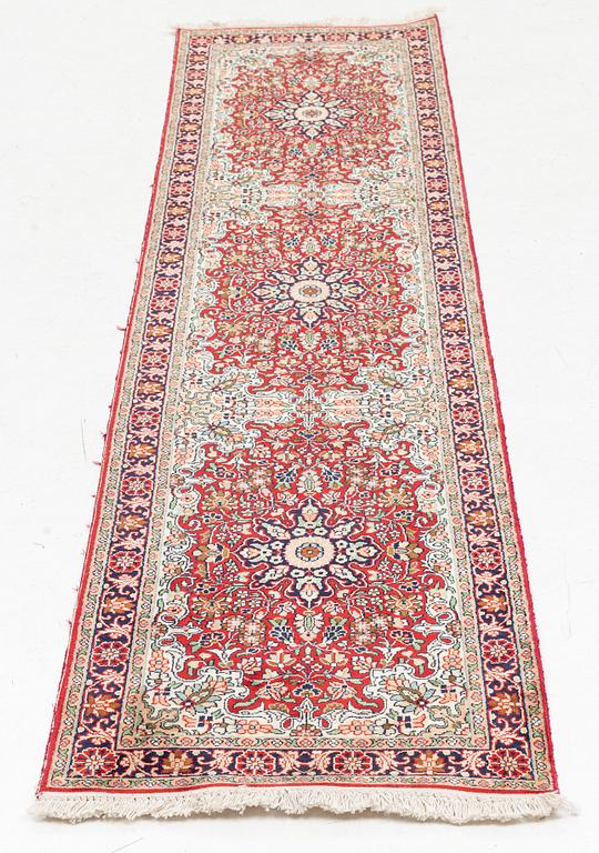 Gallery rug, oriental, approx. 280 x 62 cm.