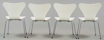 STOLAR, 4 st, "Sjuan", Arne Jacobsen, Fritz Hansen.