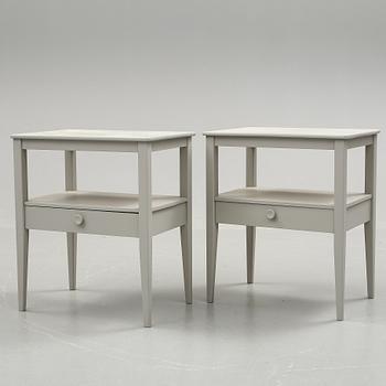 SÄNGBORD, ett par, 1900-talets första hälft.