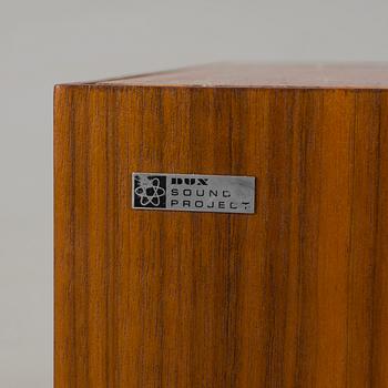 A pair of teak speakers, Dux Sound Project, 1960's.