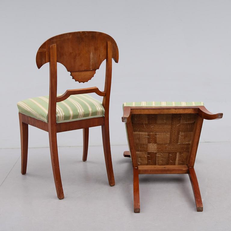 STOLAR, 6 st, Karl Johan, 1800-talets mitt.
