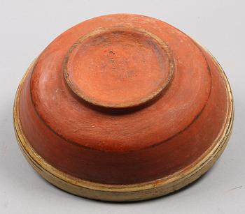 SKÅL, trä, allmoge, 1800-tal.