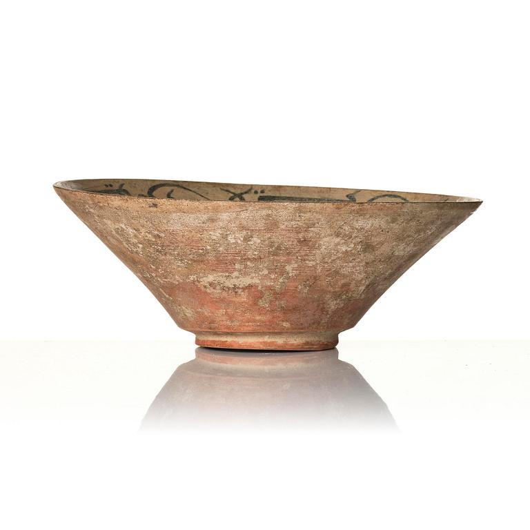 A Nishapour pottery bowl, East Persia.