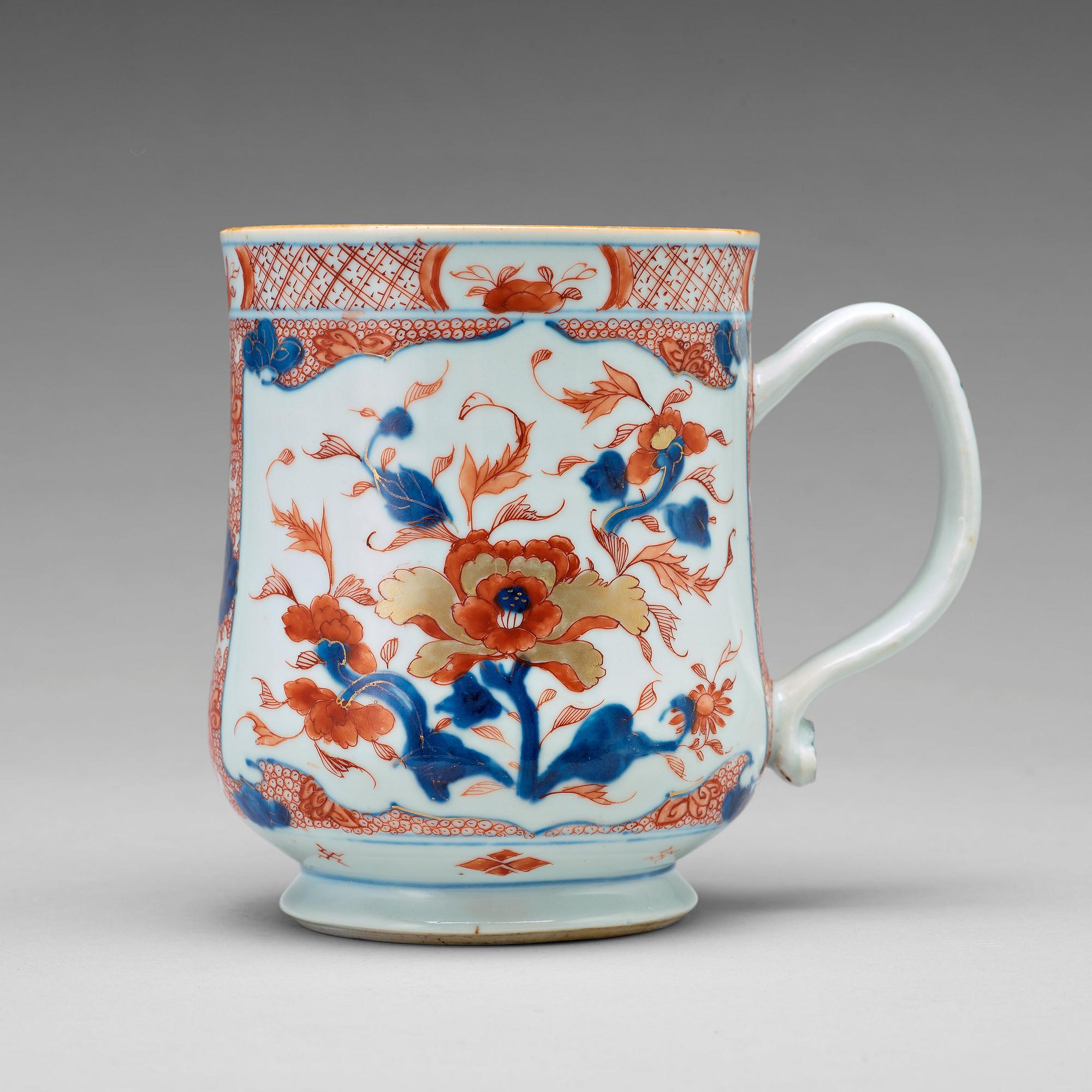 STOP, porslin. Qingdynastin, tidigt 1700-tal.