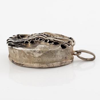 Lars Arby, a necklace and a pendant, sterling silver and silver, Gothenburg.