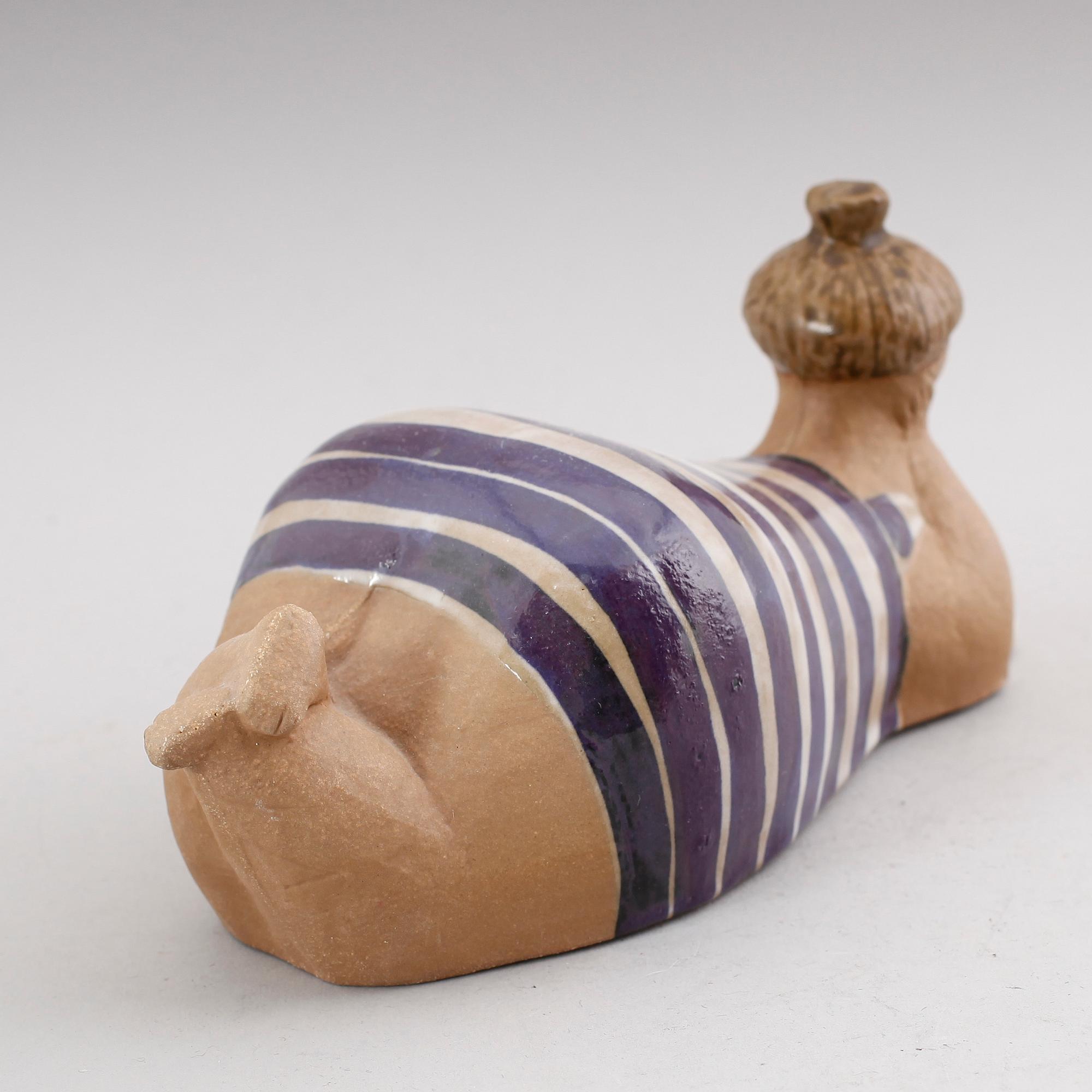 FIGUR, stengods, "Beata", Lisa Larson, Gustavsberg.