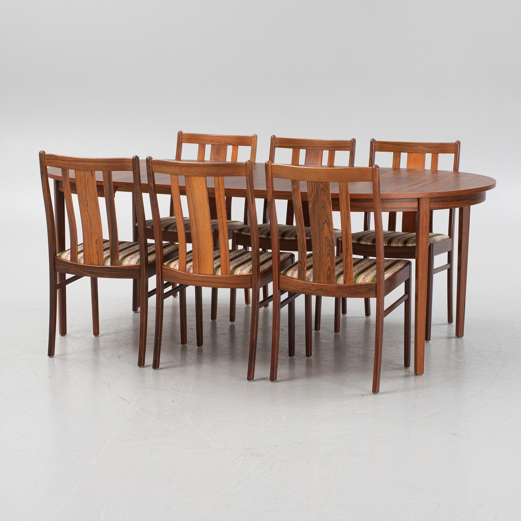 Matgrupp, 7 delar, 1960/70-tal.