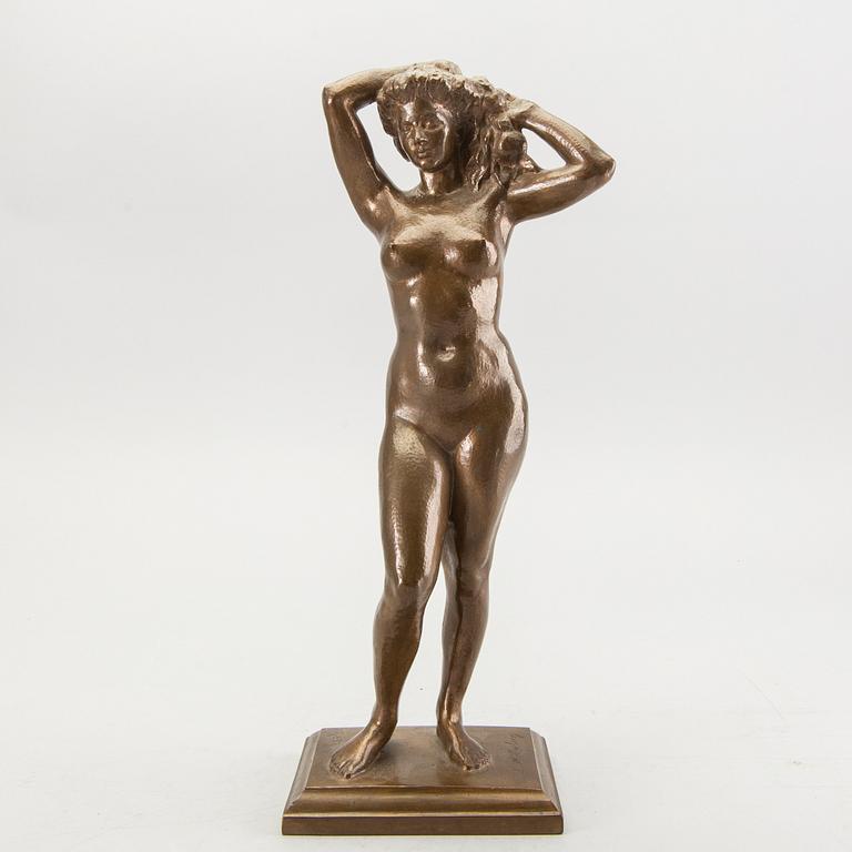 Nils Möllerberg, skulptur brons, signerad No 8.