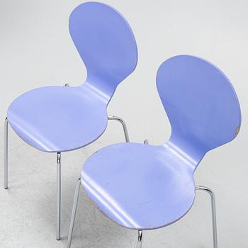 Erik Ole Jørgensen, six 'Rondo' chairs, Danerka, Denmark, 21st century.
