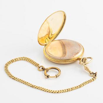 Bore, pocket watch, hunter, 50,5 mm.