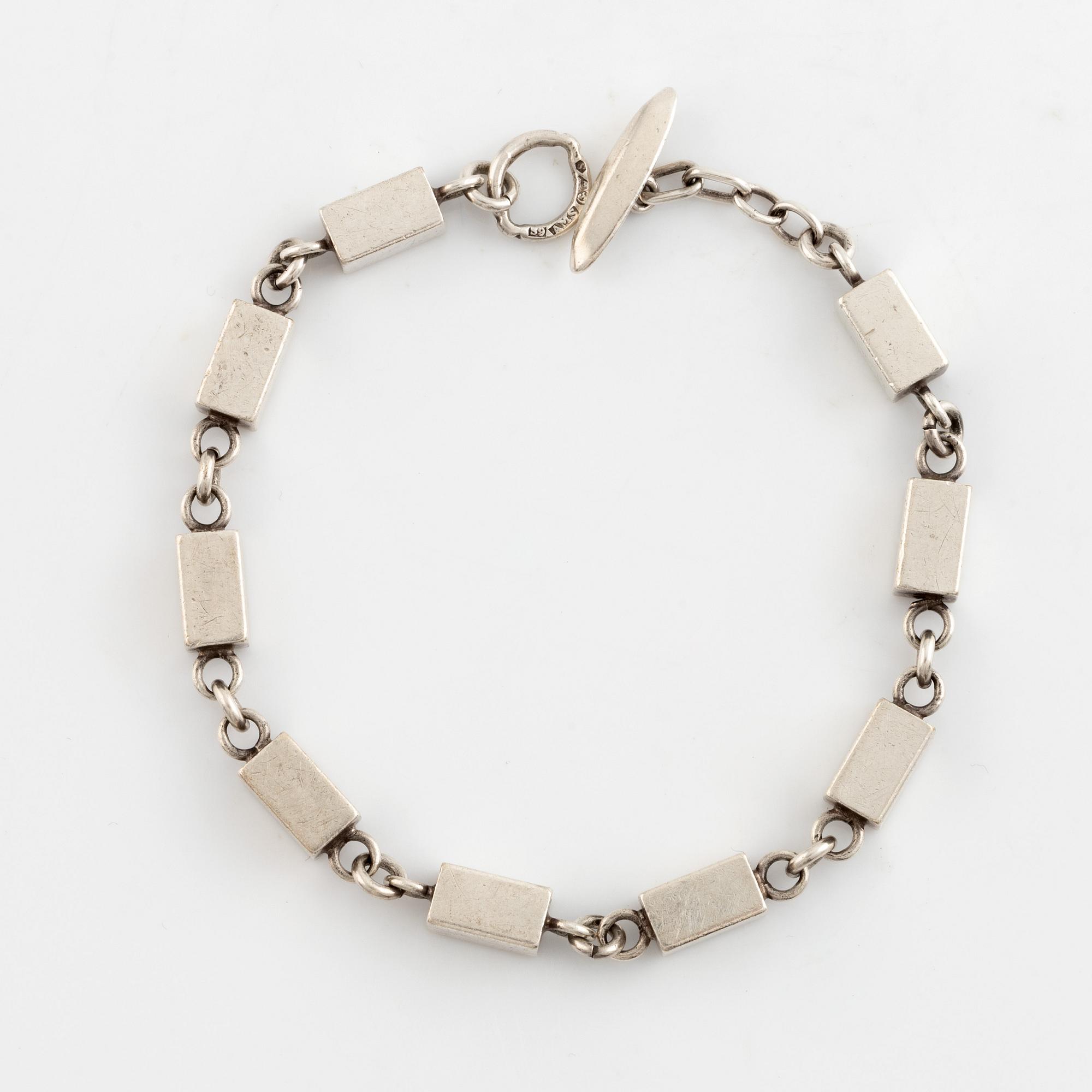 Arvo Saarela, silver bracelet.